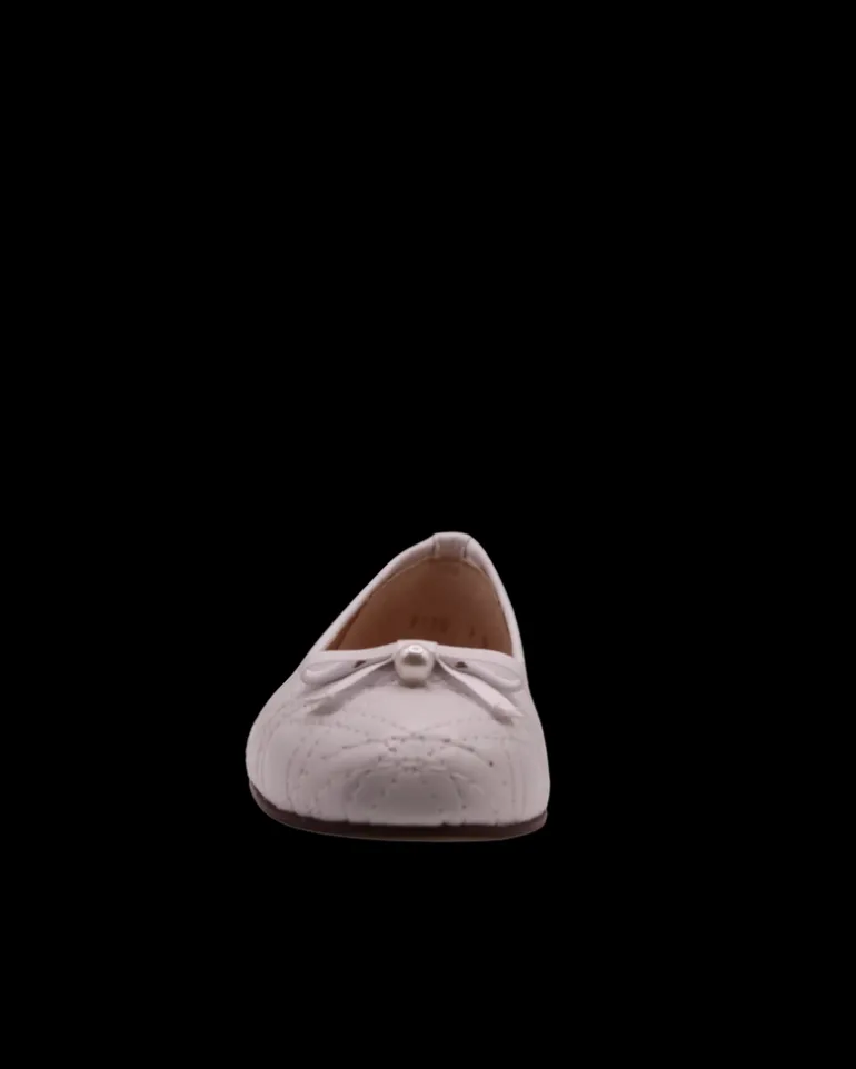 Candiace - White Leather