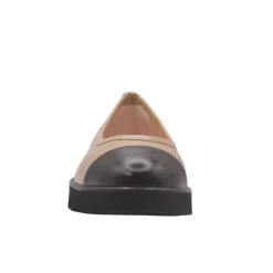 Daphne - Beige Black Lather
