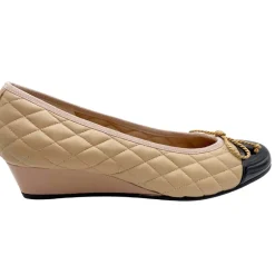 Deluxe - Beige and Black Leather