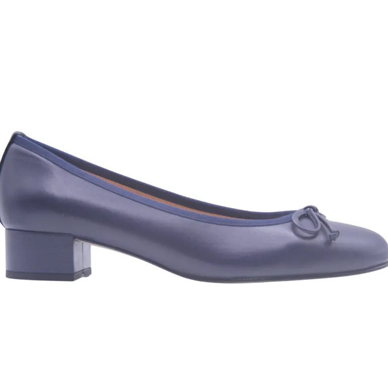 Elda - Navy Leather