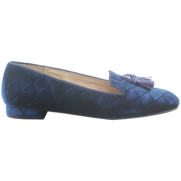 Eloise - Blue Quilt Velvet