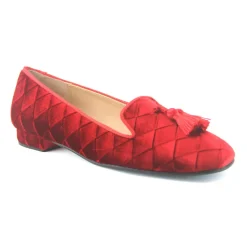 Eloise - Red Quilt Velvet