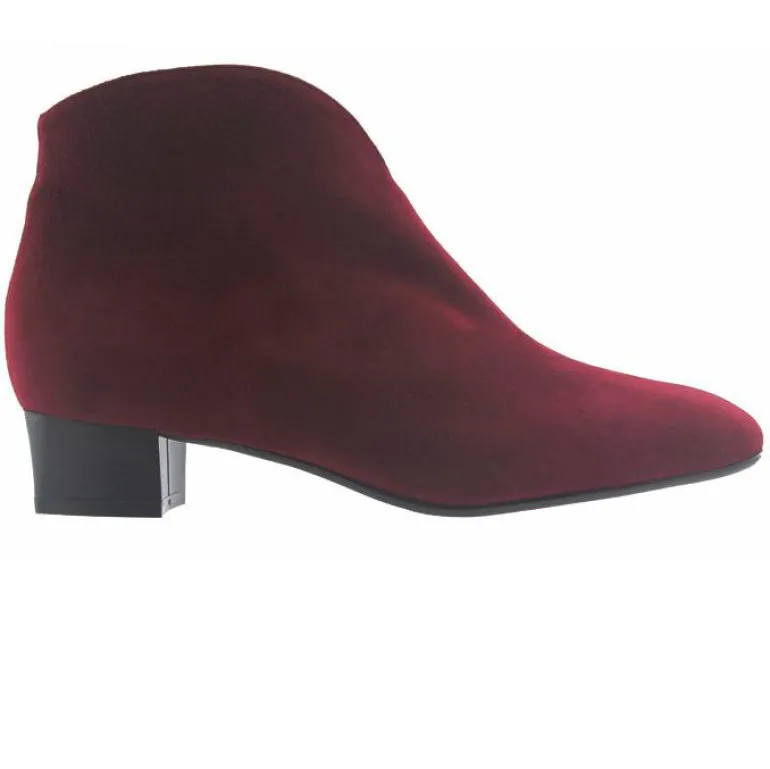 Eva - Burgundy Suede