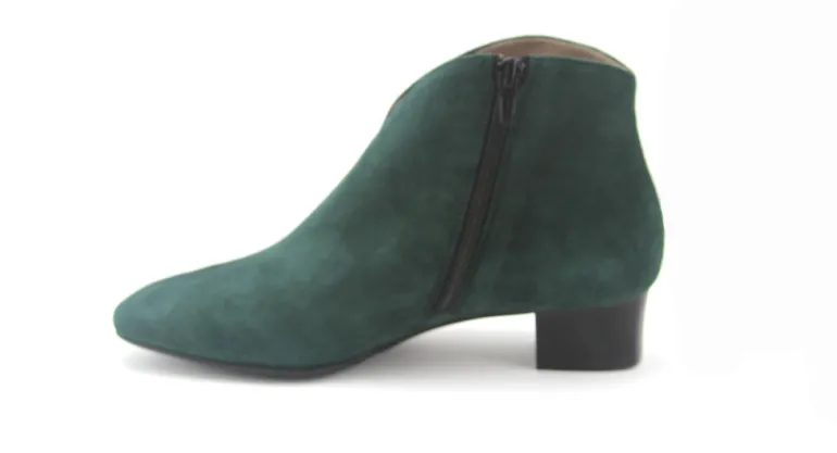 Eva - Hunter Green Suede