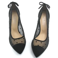Holly - Black Dot Mesh