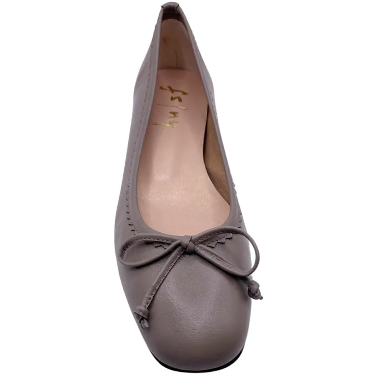 Jasmine - Grey Leather