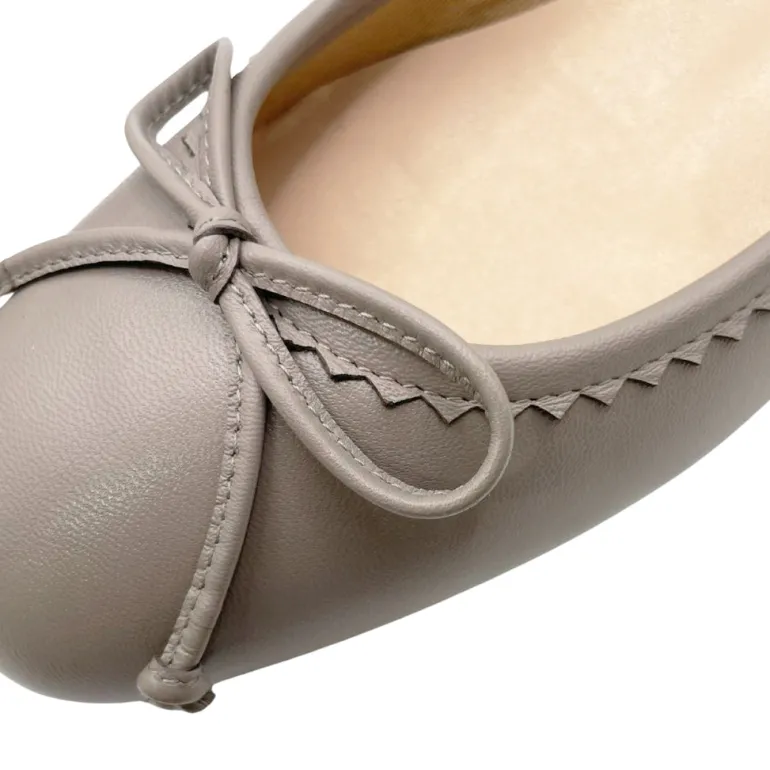 Jasmine - Grey Leather