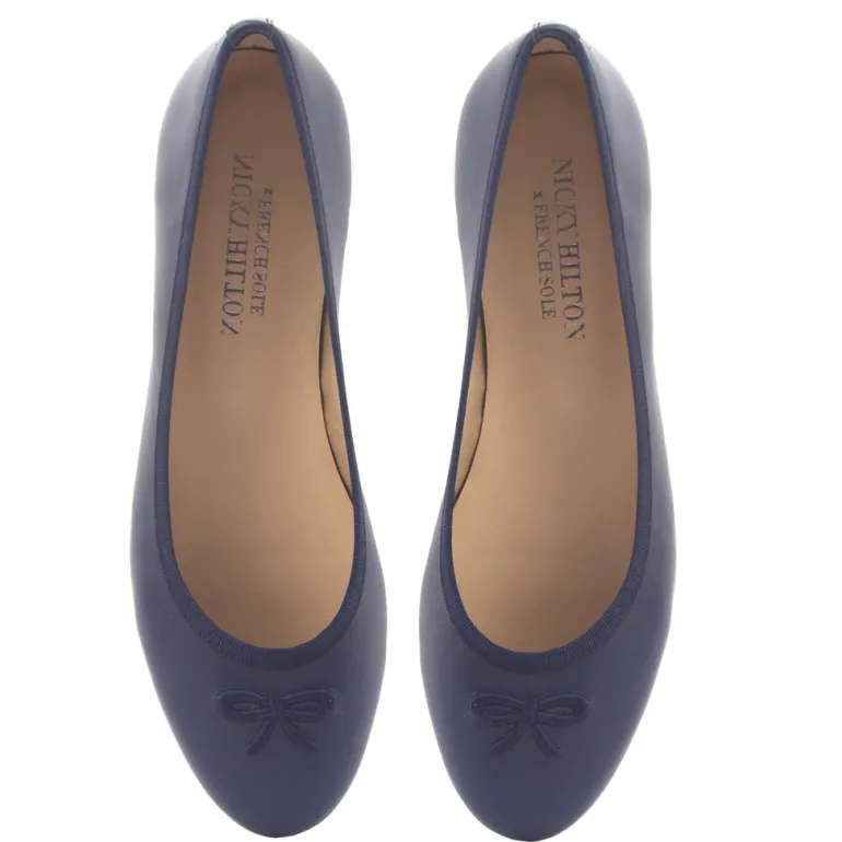 Kathy - Navy Leather