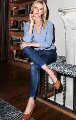 Kathy - Navy Leather