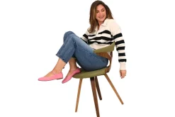 Lacey - Pink Leather