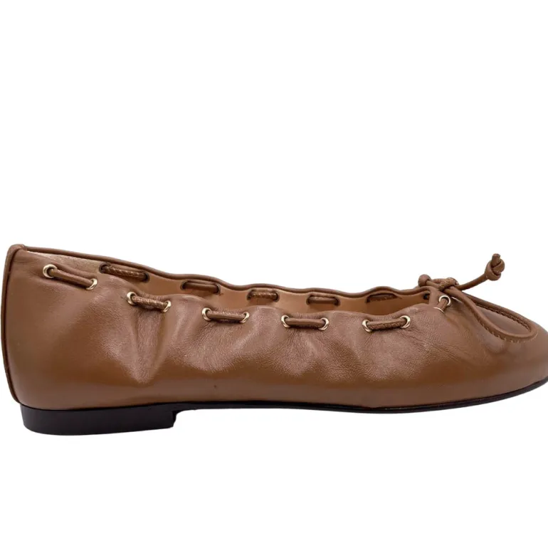 Lauren - Dark Camel Leather