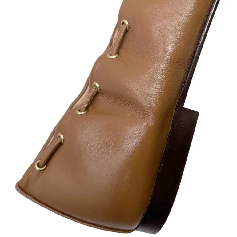 Lauren - Dark Camel Leather