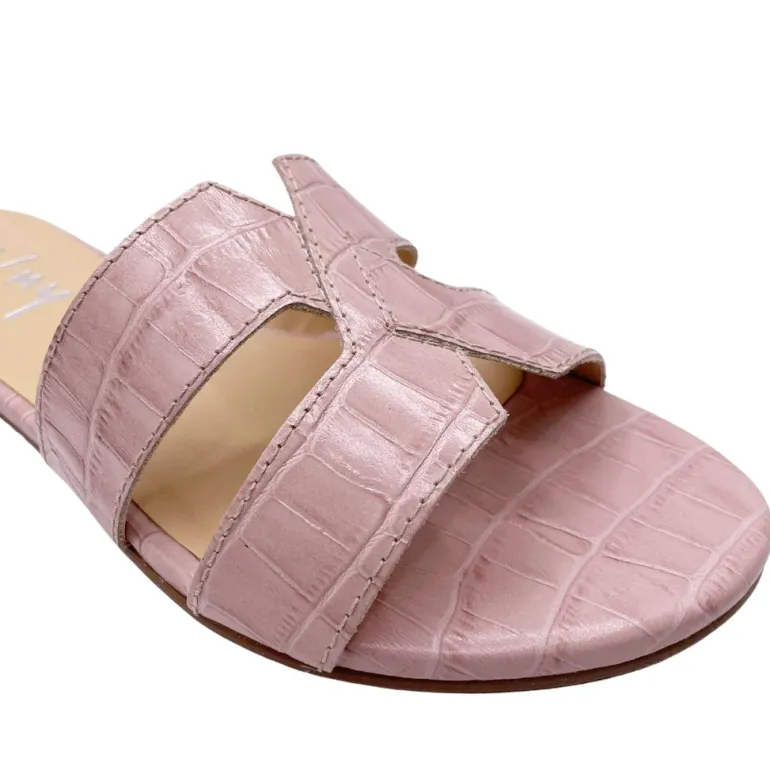 Livia - Pink Croco
