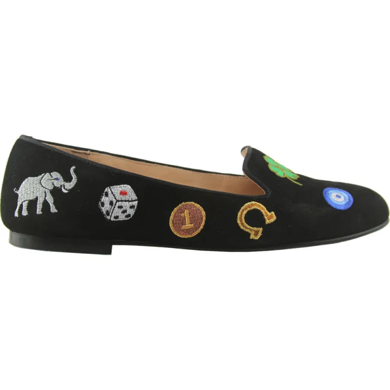 Lucky - Black Suede