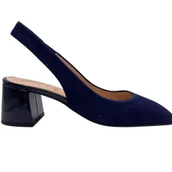Mila - Navy Suede