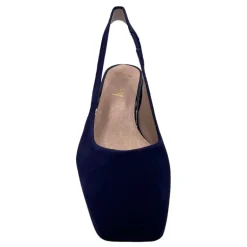 Mila - Navy Suede