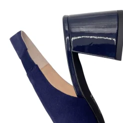 Mila - Navy Suede