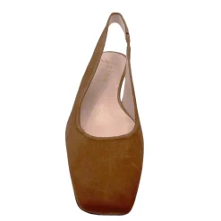 Mischa - Dark Camel Suede