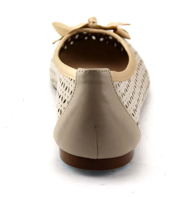 Tessa - Beige Leather
