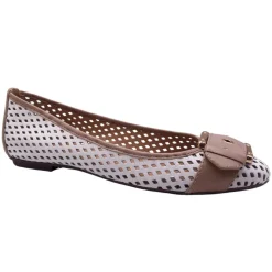Waffle - White Camel Leather
